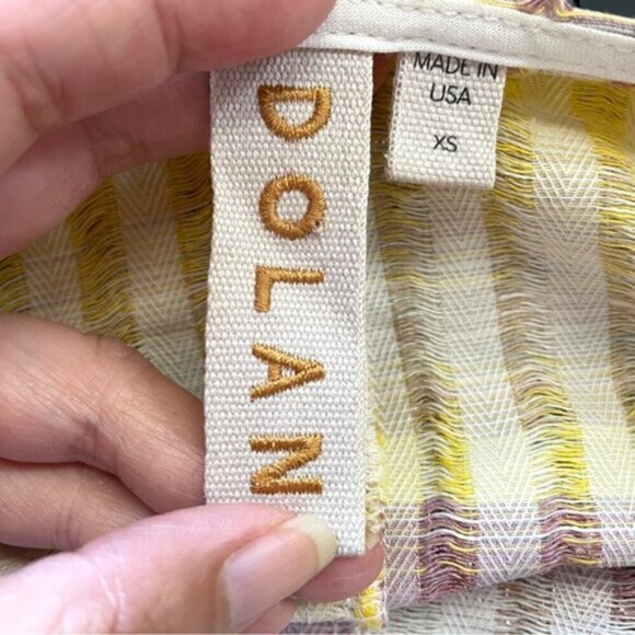 Anthropologie Dolan Johnny Ombré Striped Short Sleeve Blouse - XS/S - Picture 8 of 14